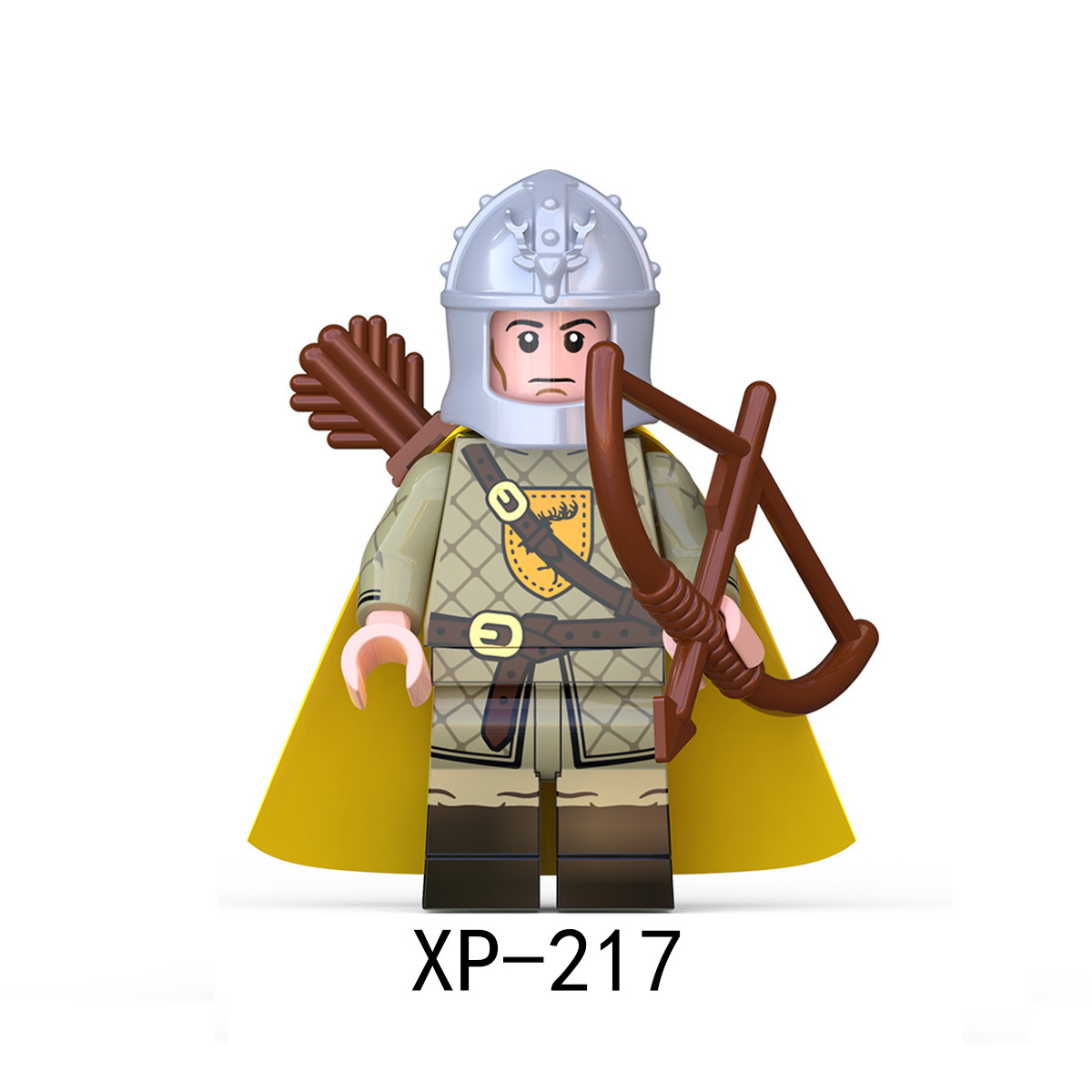 科睿kt1029权利的游戏士兵国王系列带武器盾牌积木人仔xp212-219