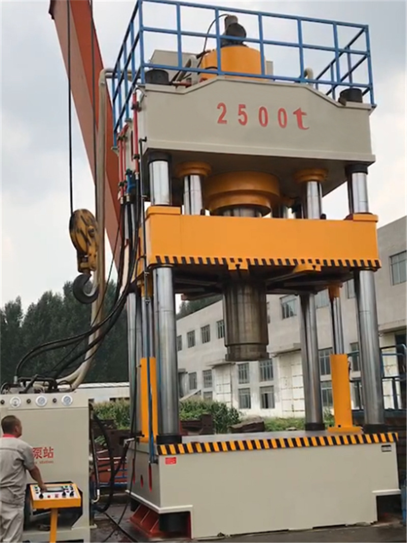 山东液压机2500吨25000t四柱塑料制品热压热塑成型压力机液压机