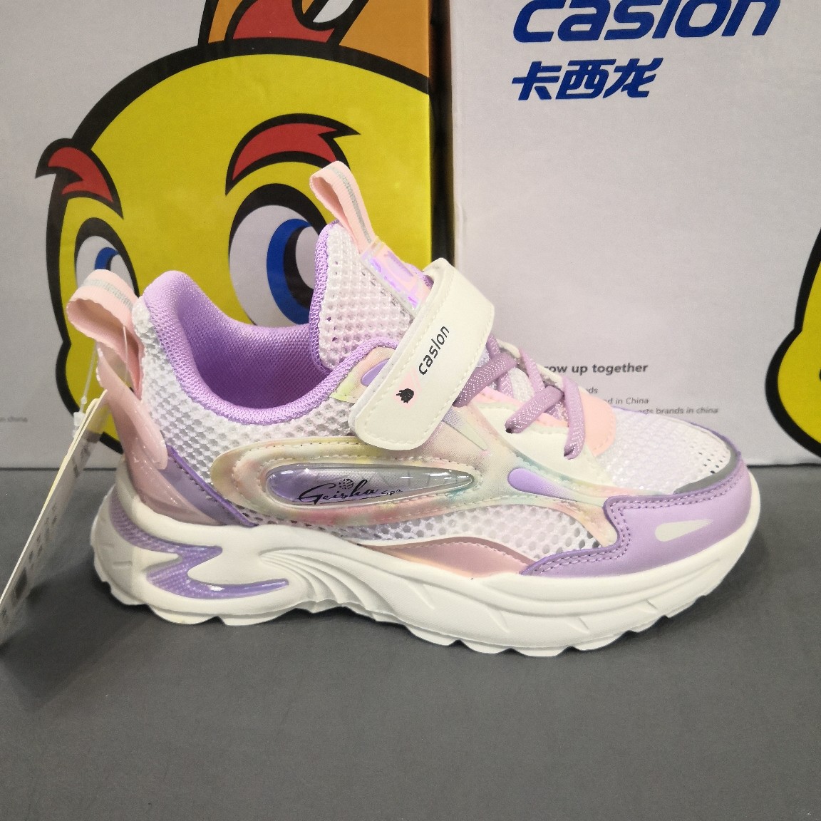 卡西龙童鞋男童夏季镂空现货轻便运动网面女童网布透气童鞋现货