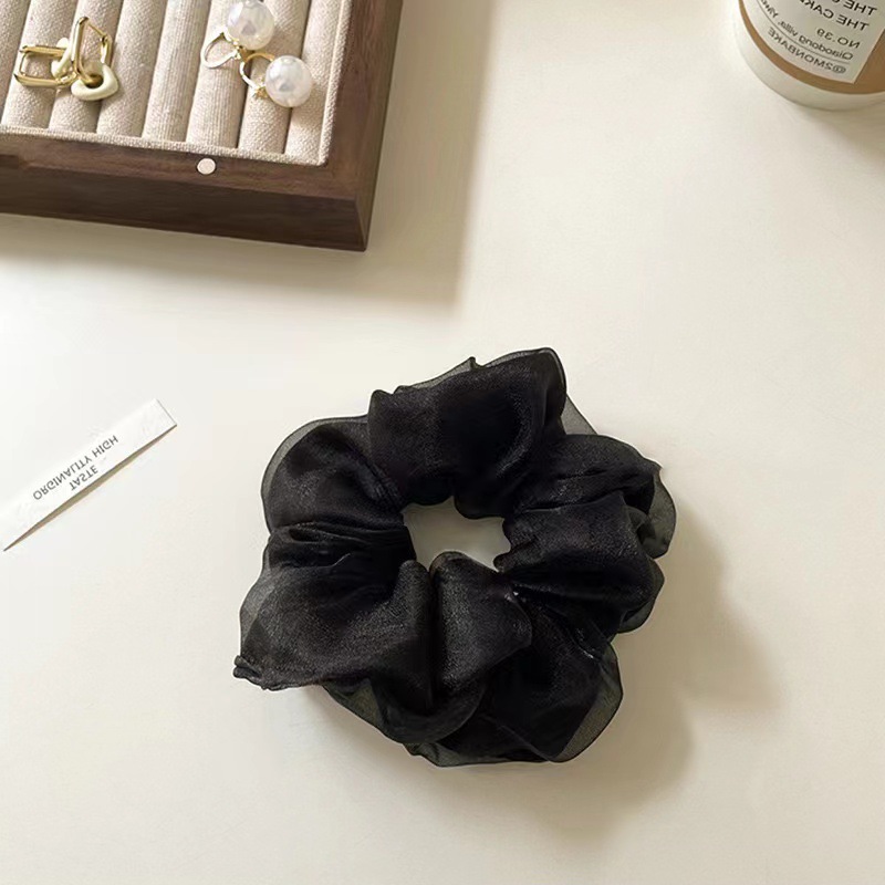 Factory Customized Organza Light Luxury Hair Band Female Elegant Graceful Hair Accessories Tie up the Hair Hair Accessories Starry Sea Tiktok