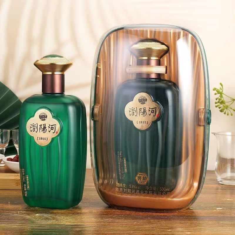 【送礼福利】浏阳河窖龄1915酱香型白酒500ml礼盒装整箱批发代发