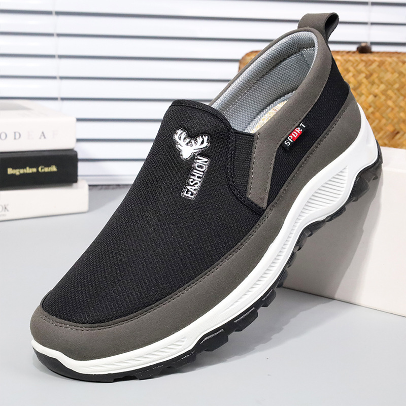 One Piece Dropshipping 2023 New Old Beijing Cloth Shoes Men's Casual Pumps Wholesale Canvas Shoes Middle-Aged and Elderly People's Shoes Cloth Shoes