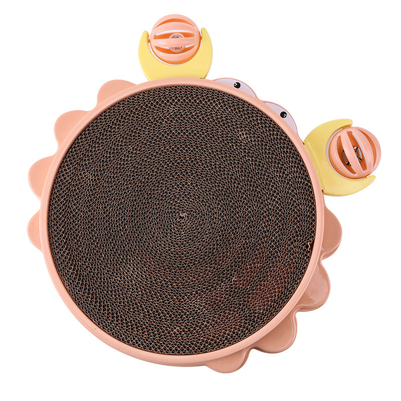 Cat Scratch Board with Ball Scratching Board Cat Toy Cat Nest Small Size Scratch-Resistant Corrugated Paper Cat Toy