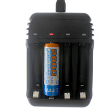 金铂力4槽5V2A输入USB线AA5号/AAA7号电池镍氢镍镉电池智能充电器