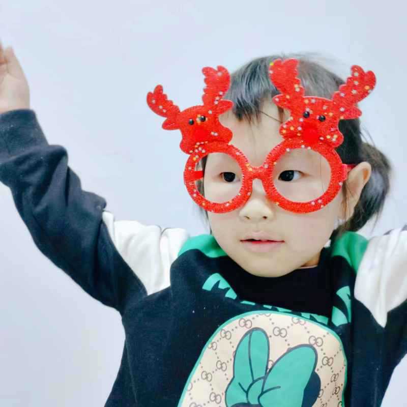 2024 New Christmas Decoration Glasses Adult Christmas Gifts for Children Holiday Supplies Party Creative Glasses Frame