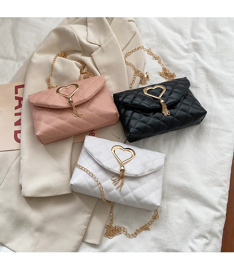 Love Embroidered Tassel Bag 2021women Bags Foreign Trade Small Bag Wholesale Korean Style Women's Shoulder Crossbody Bag Women