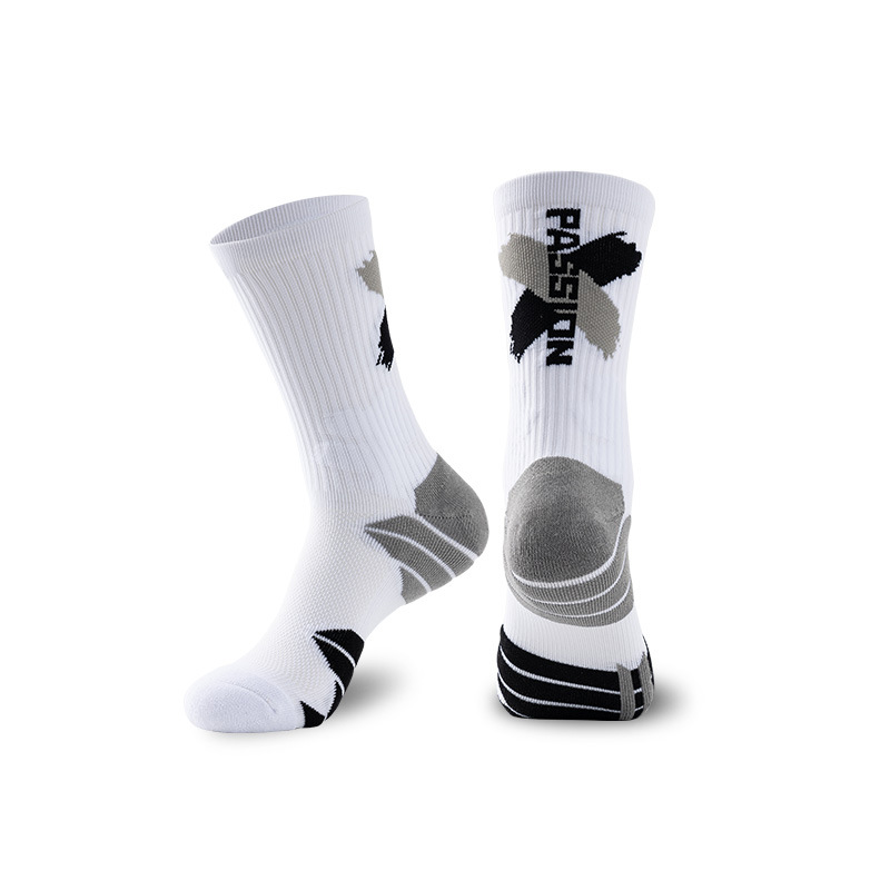 Thick Towel Bottom Combat Basketball Socks Wholesale Multi-Directional Breathable Non-Slip Sports Socks Basketball Compression Stockings Men's