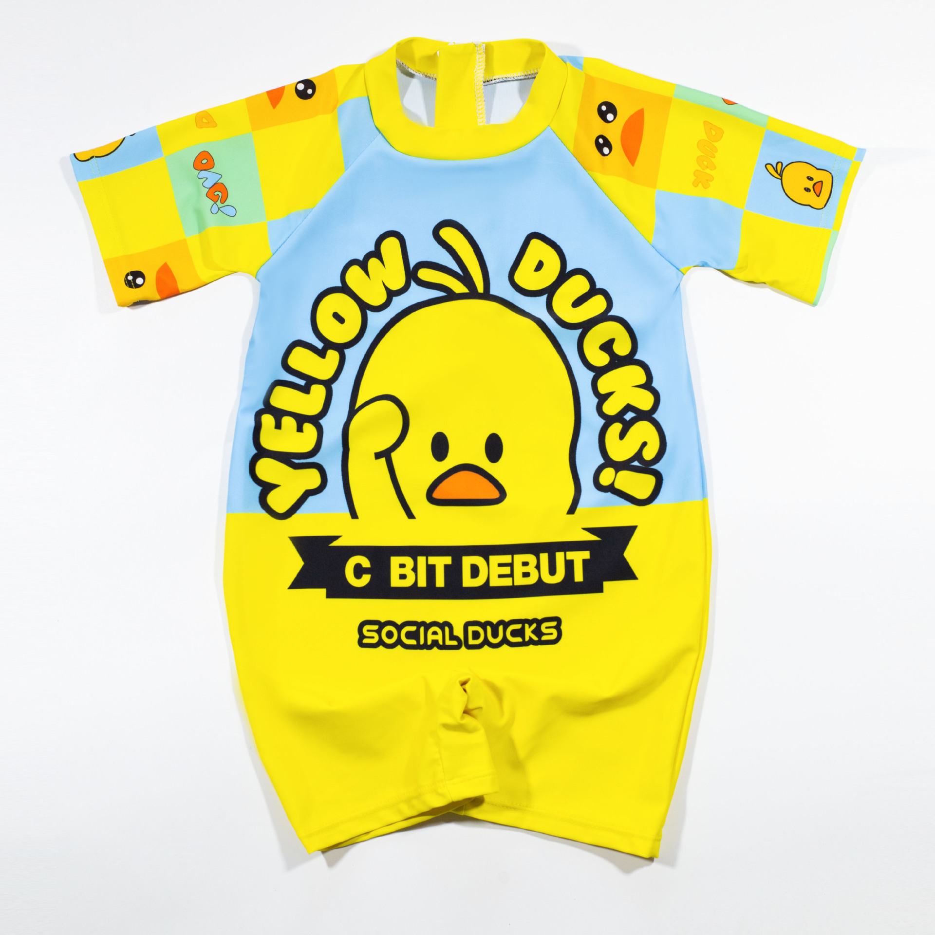 儿童泳衣男童连体卡通小男孩2024年新款中大童温泉专业游泳装备