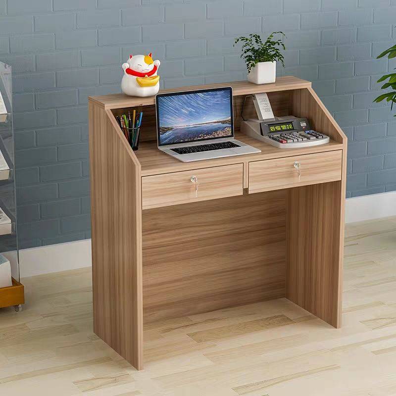 收银台吧台桌小型简约柜台公司前台接待台店服装店奶茶店吧台