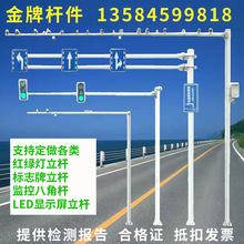 太阳能监控杆子农庄户外6米米7米道路红绿灯室外立柱L杆子养殖场