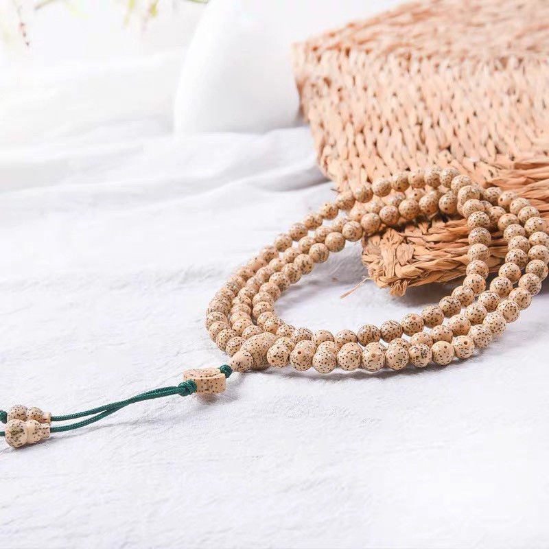 精选海南原生态陈籽星月菩提子108圆珠款佛珠念珠文玩手串手链