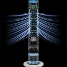 奥克斯（AUX）空调扇家用制冷单冷风扇塔式遥控小型空调F-ST45GSR