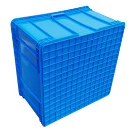 正方形塑料周转箱物流运输五金工具配件分拣箱储物收纳方箱大胶框