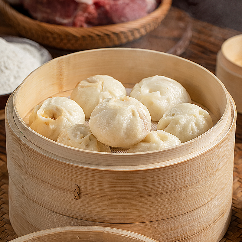 沙县手工小笼包20斤商用早餐半成品速冻食品面点小吃鲜肉速食包子