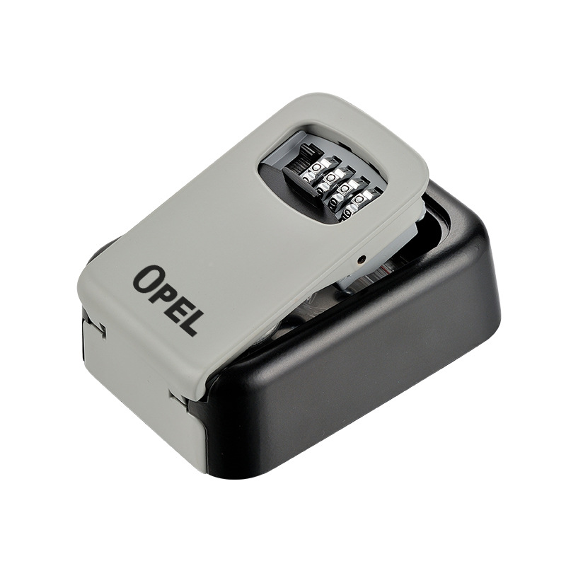 家用装修密码钥匙盒 工地民宿临时防盗密码锁盒 壁挂式金属密码盒