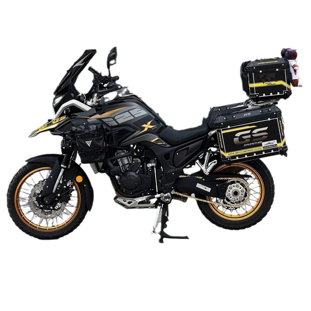 新款凯越525x街车贝纳利金鹏502拉力车男士巡航旅行越野摩托车