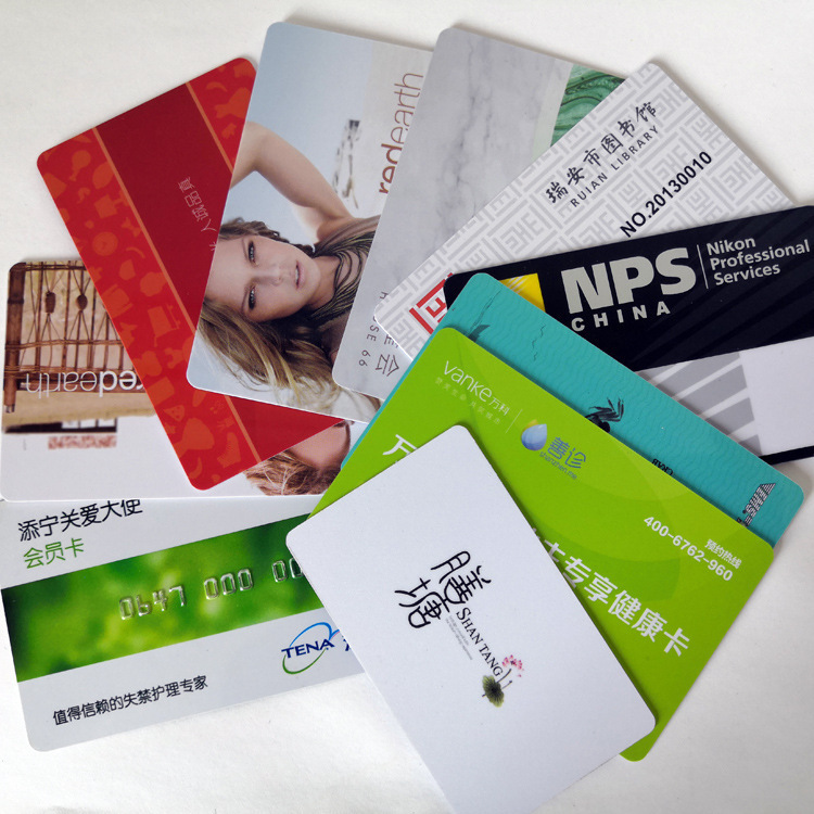 厂家印刷pvc卡片印刷会员卡健身卡pvc名片透明磨砂pvc塑料异形卡