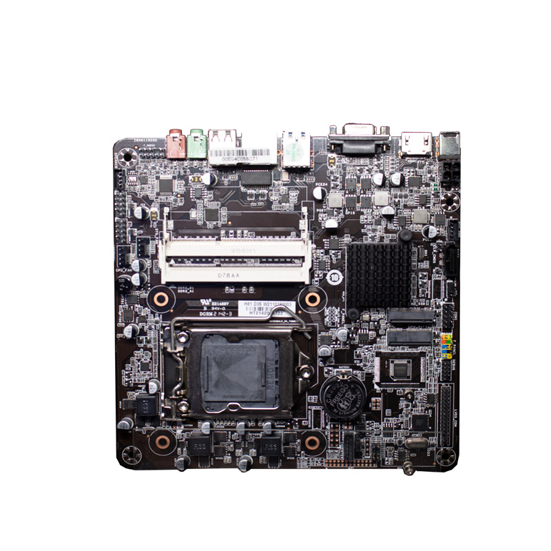 现货h81 itx主板1150针超薄lvds一体机主板收银机平台 ddr3