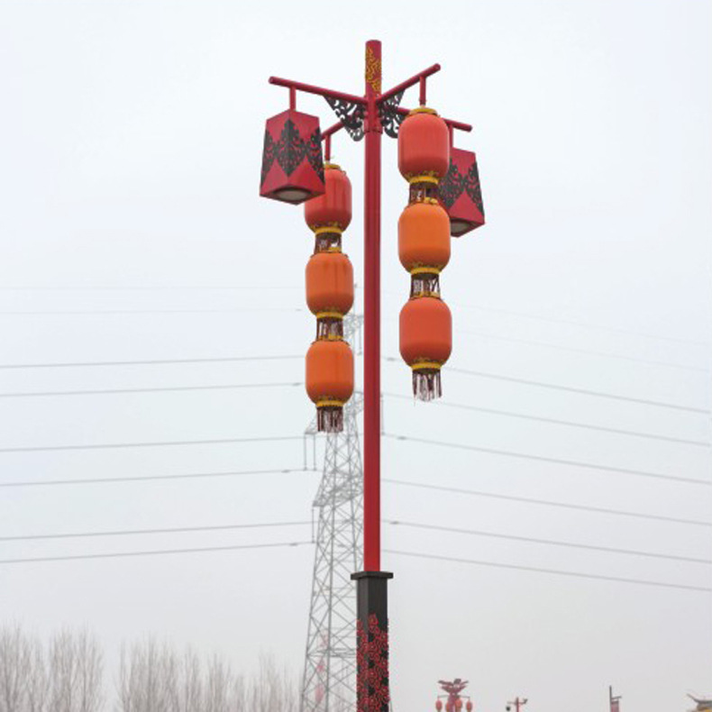 仿古中式景观灯 景区园林户外特色灯笼造型庭院灯 复古景观灯柱