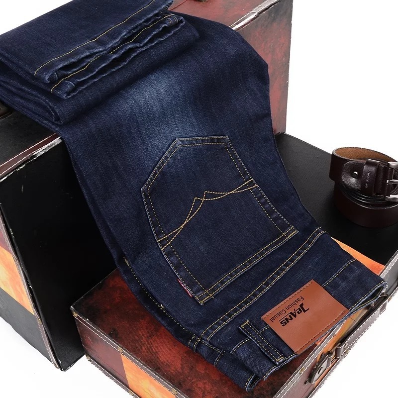 Men's Clothing Men's Jeans Men's Summer Thin Stretch Men's Straight Men's Work Jeans Men's Pants Jeans