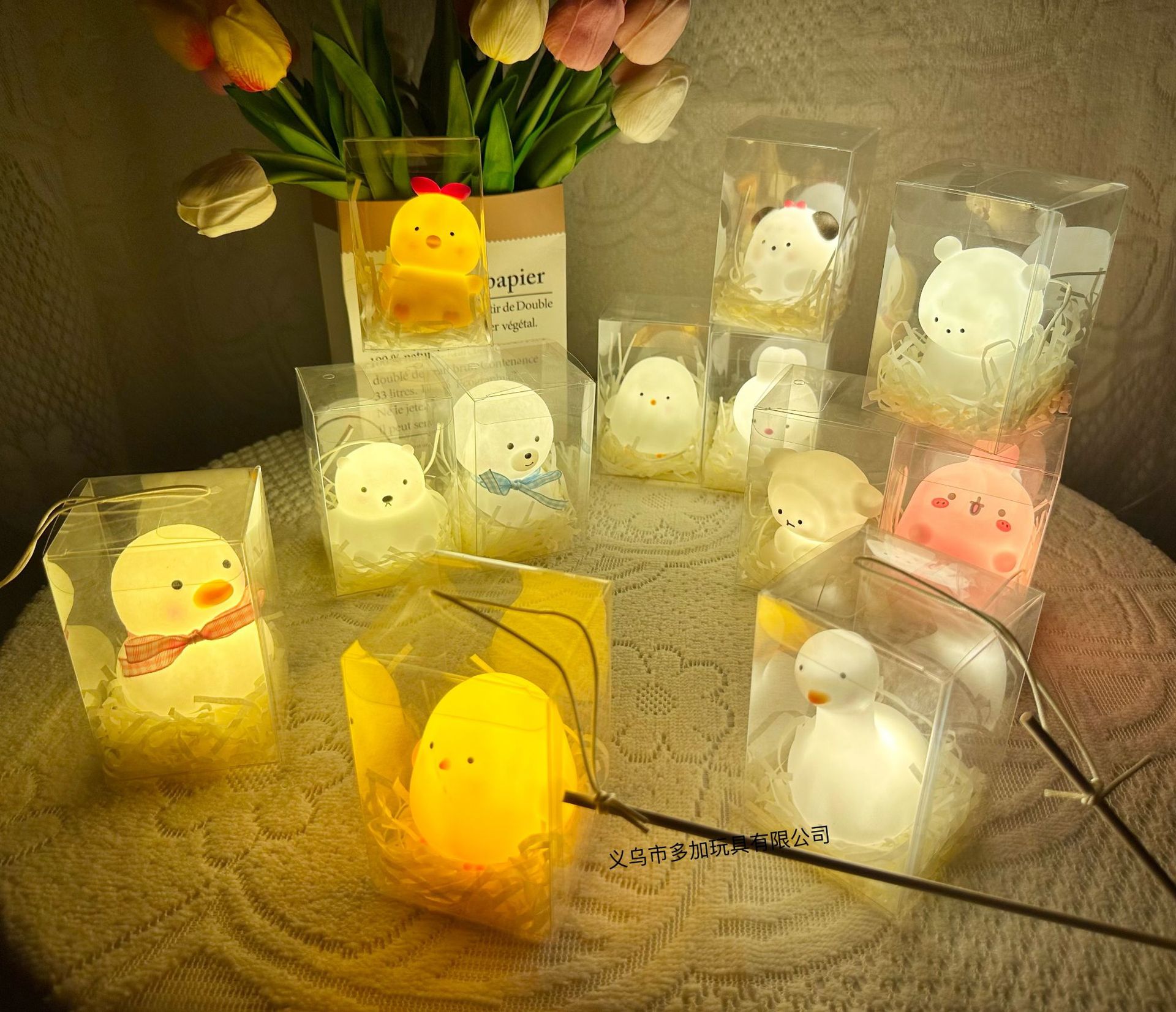 Portable Small Night Lamp Mixed Atmosphere Lantern Style Toy Night Market Stall Toy Creative Trending Xiaohongshu