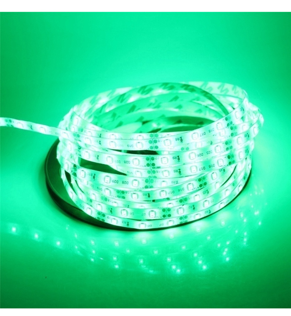 跨境led低压灯带 5m12v2835 300灯珠彩色灯带高亮防水户外装饰