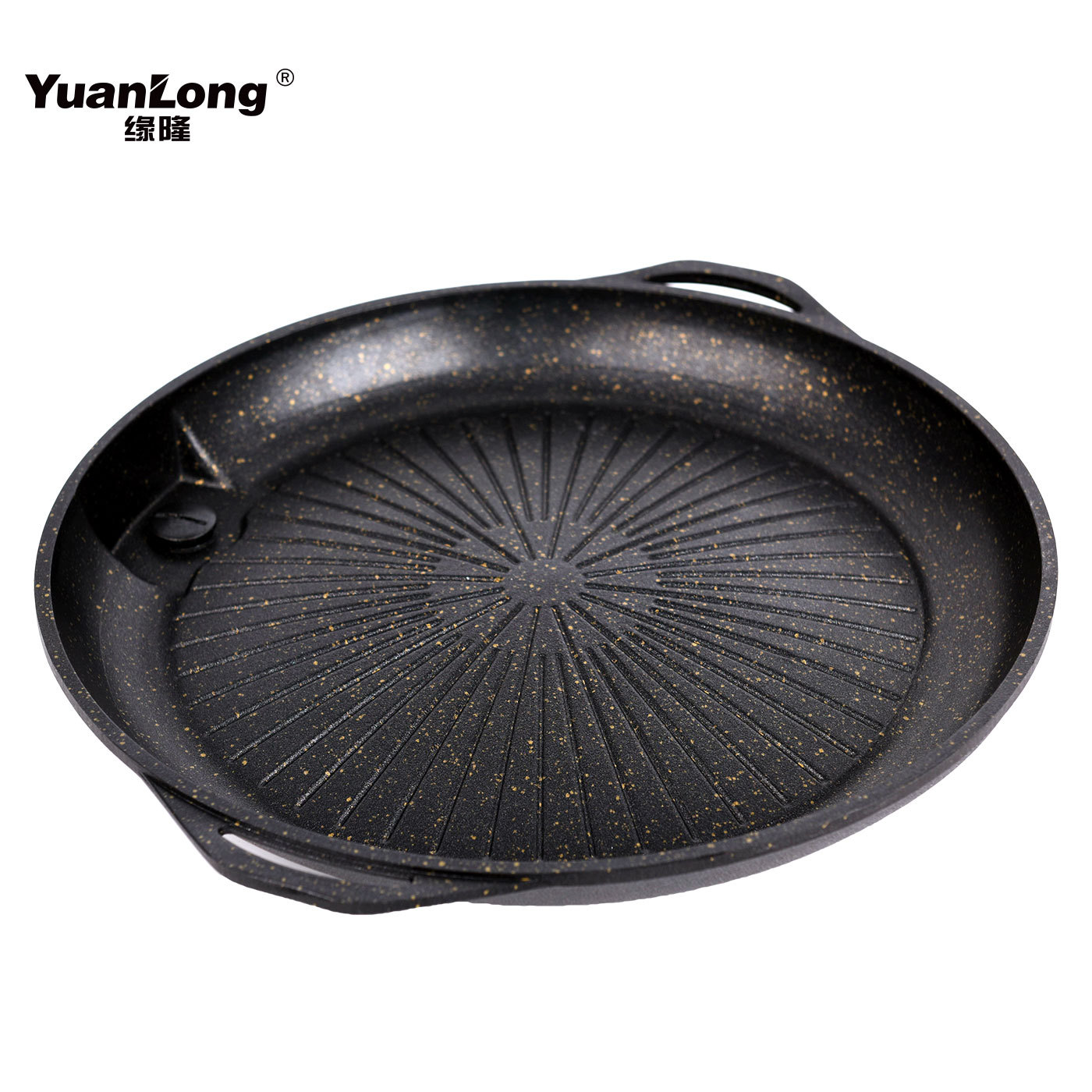 韩式烤肉盘韩国烧烤盘方形加厚麦饭石烧盘家用烤肉锅鸡蛋糕明火盘