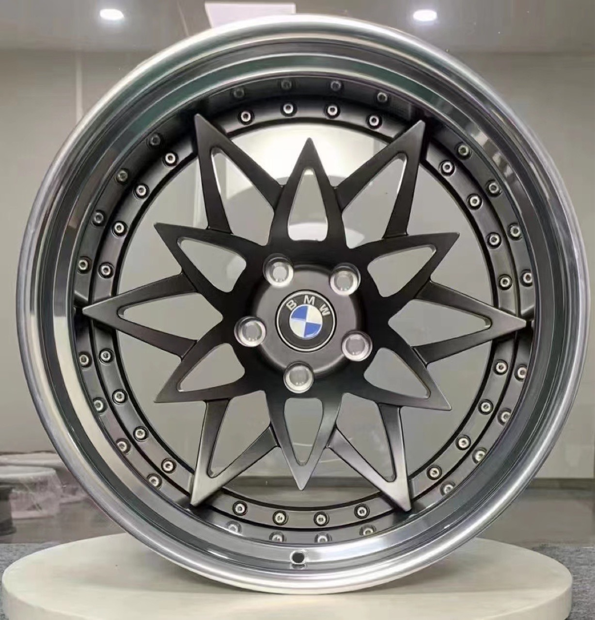 锻造轮毂17 18 19 20 21 22 23寸双片个性化汽车轮毂改装