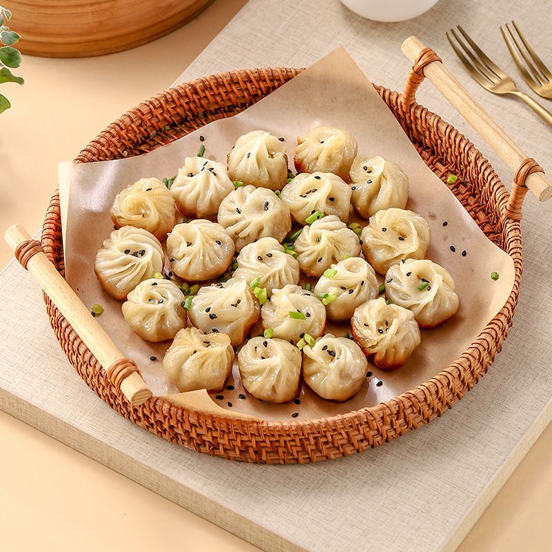 网红珍珠包拇指生煎包小笼包迷你肉包商用摆摊包子速冻半成品早餐