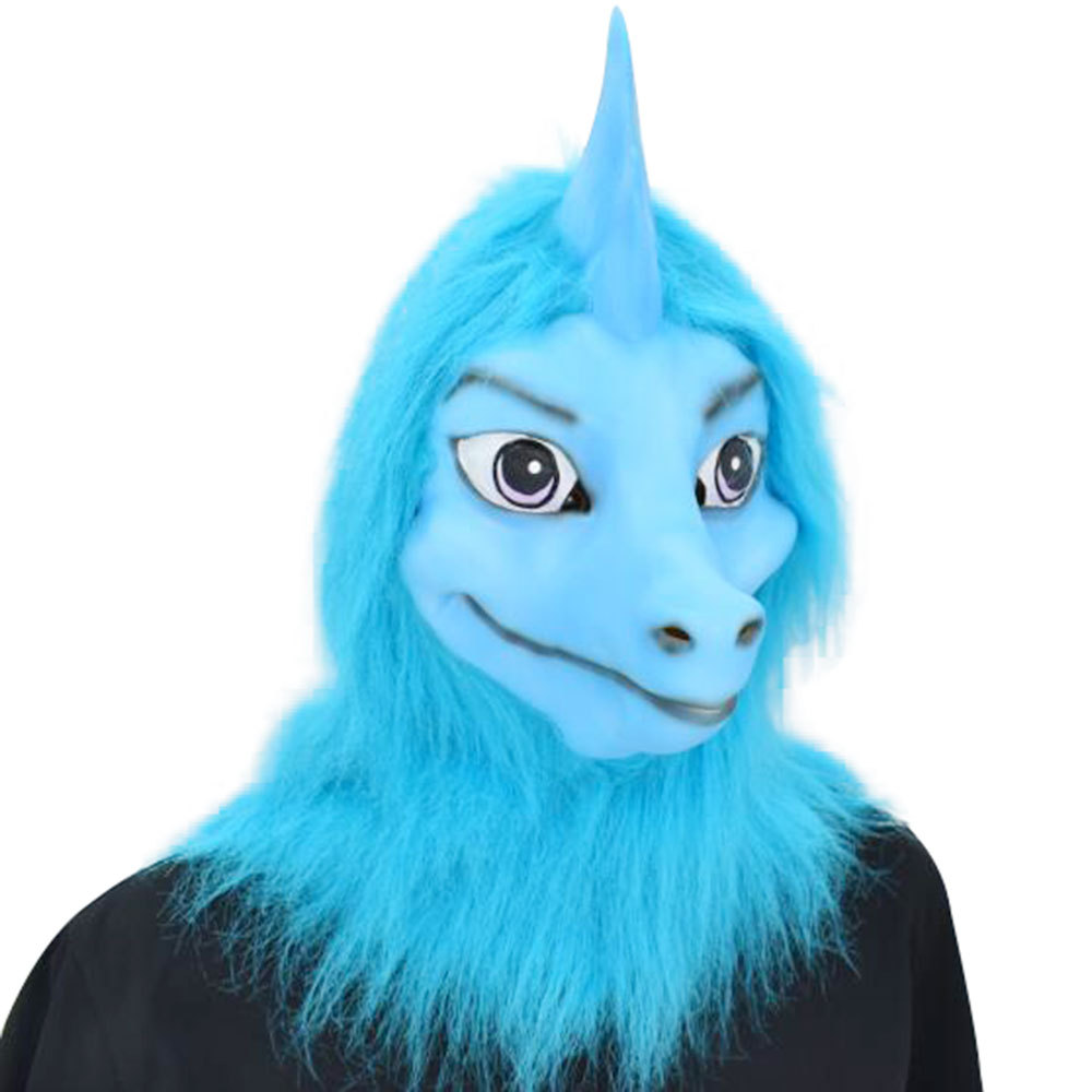 寻龙传说cos面具卡通搞笑头套万圣节龙面罩动漫电影道具可爱玩偶