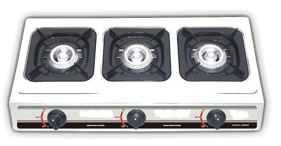 Stainless Steel Gas Stove Manufacturer Desktop Household Three-Head Gas Stove Liquefied Gas Stove Kitchenware Household Environmental Protection
