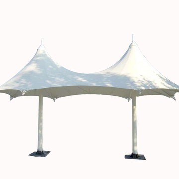 景区张拉膜景观棚户外遮阳棚膜结构景观篷广场公园张拉膜小品棚