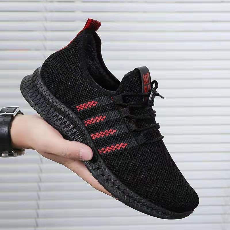 Old and New Version Casual Shoes One Piece Men's Middle-Aged People's Shoes Beijing Year Shoes Sports Shoes Casual Generation Shoes 2022 Men's Fashion Spring