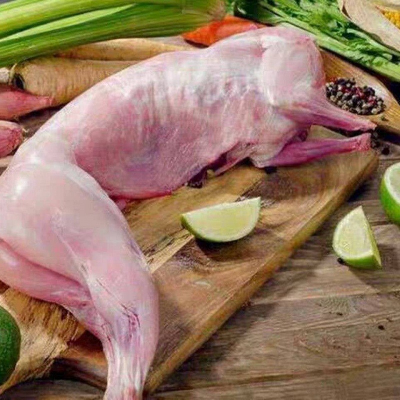 兔肉新鲜农家散养活兔现杀整只真空冷冻火锅烧烤食材