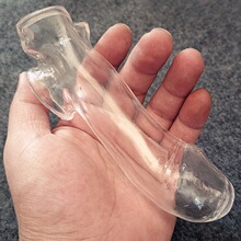光面透明水晶套加粗茎套套空心穿戴套降低敏感度情趣性用品