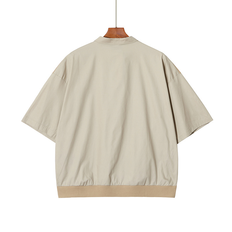 fog fear of god第八季主线高街工装衬衫男女同款休闲短袖