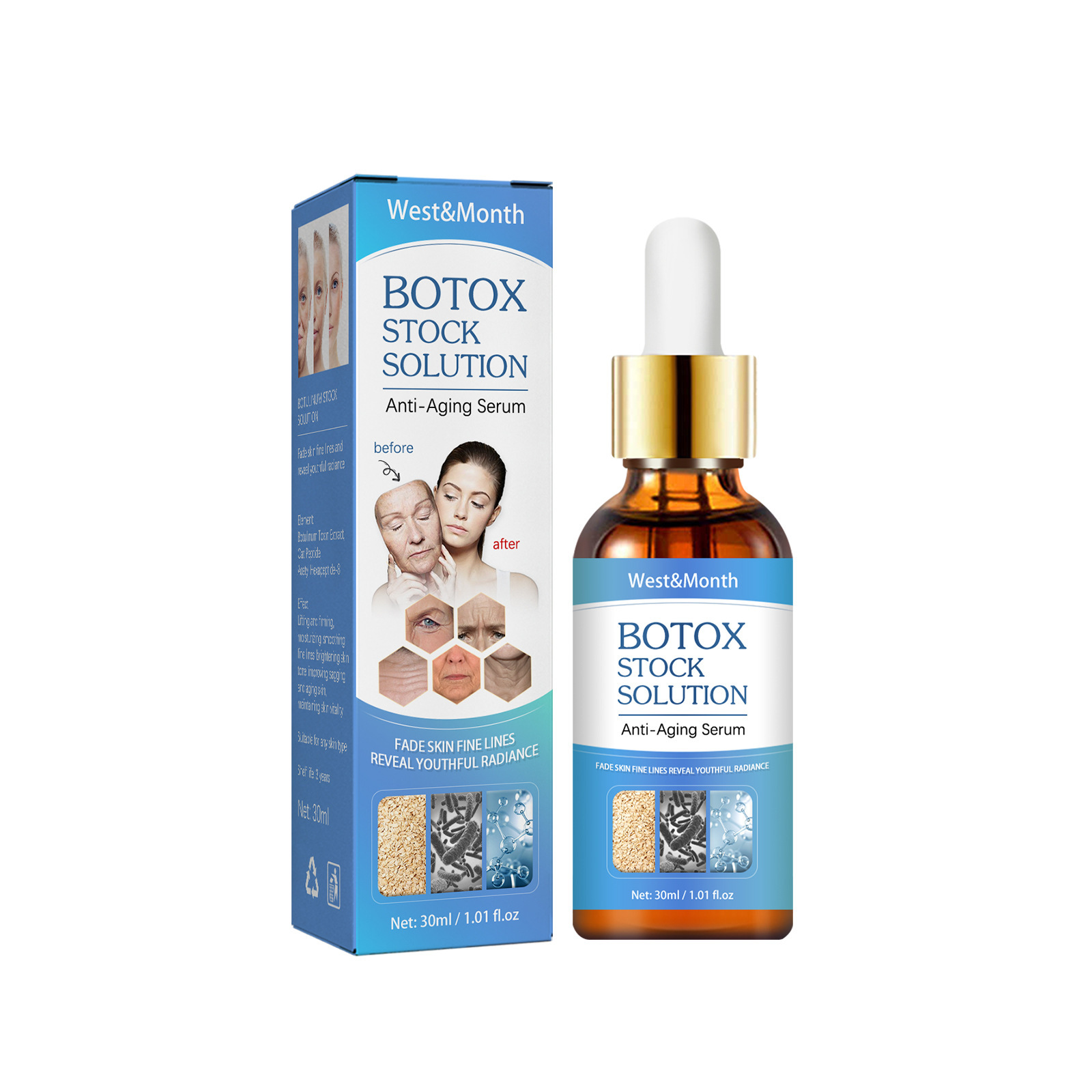 West & Month Anti-Wrinkle Stock Solution