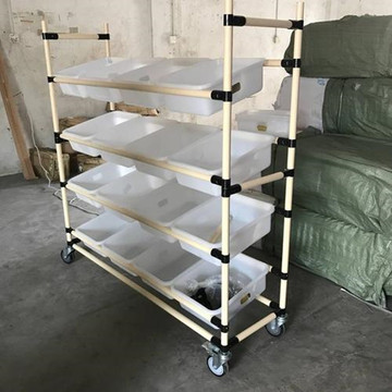 电商仓库拣货车快递物流配货车物料架分拣车精益管拣货车