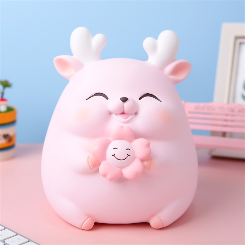 网红储蓄箱女孩子扑满儿童存钱罐女生可存可取储蓄罐女孩钱箱