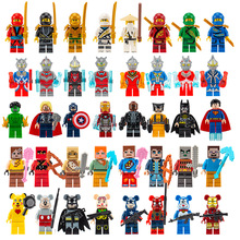 跨境兼容乐高忍者宇宙战士超级英雄军事人仔积木拼装玩具专供外贸