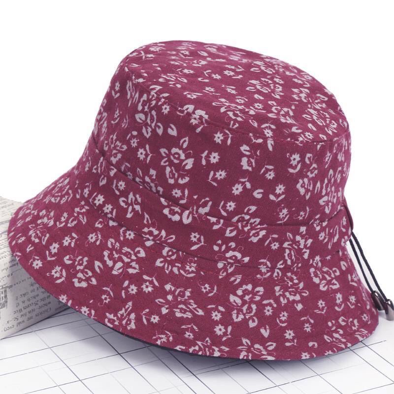 New Spring and Autumn Hat Middle-Aged and Elderly Hat Grandma Cloth Hat Mom Top Hat Casual Basin Hat Sun Hat