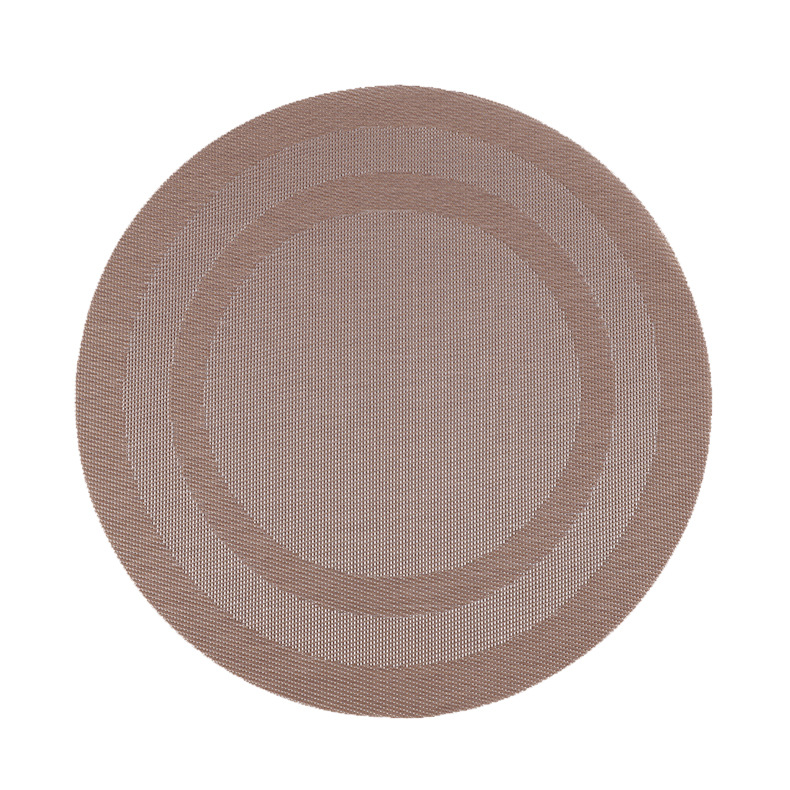 Teslin round Placemat Pattern Placemat Home Dining Table High Temperature Insulation Pad Office Desktop Spot