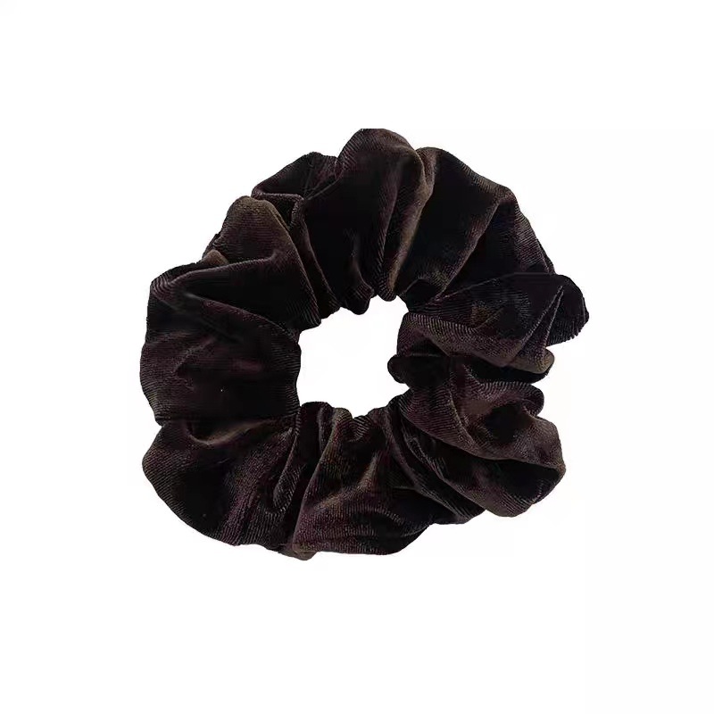 Korean Online Red Blogger Popular Autumn and Winter High-Grade Velvet Large Intestine Hair Band Simple Fashion Hair Ring Headband