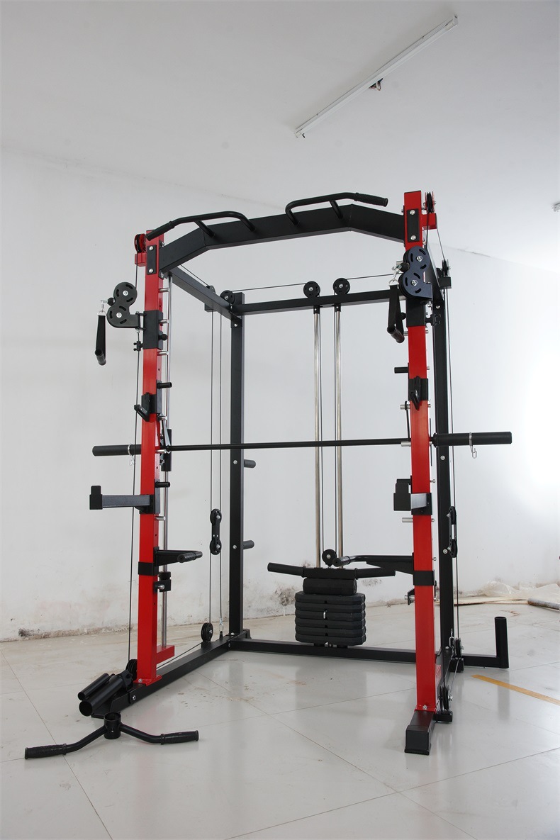 史密斯机深蹲架多功能龙门架家用商用卧推杠铃综合训练器健身器材