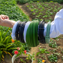 园艺花艺花杆包塑铁丝植物造型定型软扎线手工diy包胶细扎丝材料