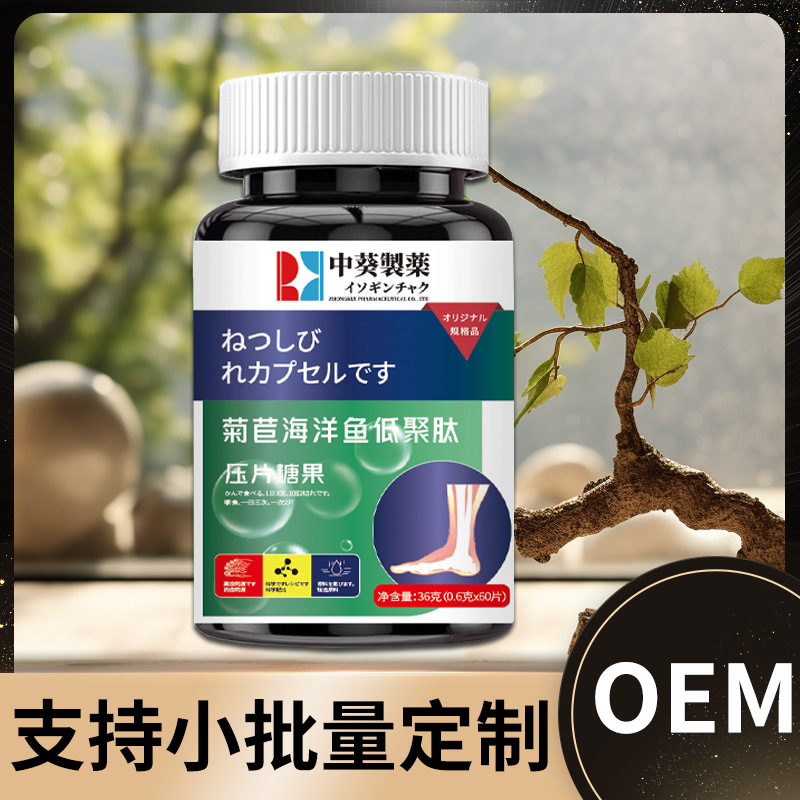 【菊苣海洋鱼低聚肽】菊苣海洋鱼低聚肽压片糖果成人既食一件代发