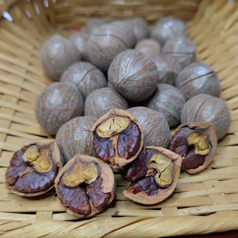 在临安山核桃特大籽非手剥250克×2罐椒盐原籽小核桃手工炒-阿里巴巴