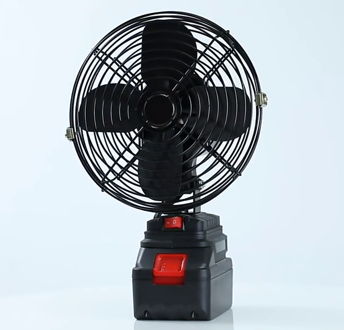 锂电风扇6寸8寸充电式大风力风扇户外风扇便携式电动风扇牧田电池