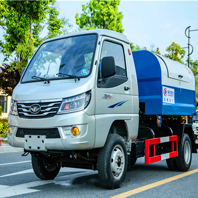 程力国六小型勾臂式垃圾车 拉臂垃圾车车厢可卸式垃圾车 支持分期