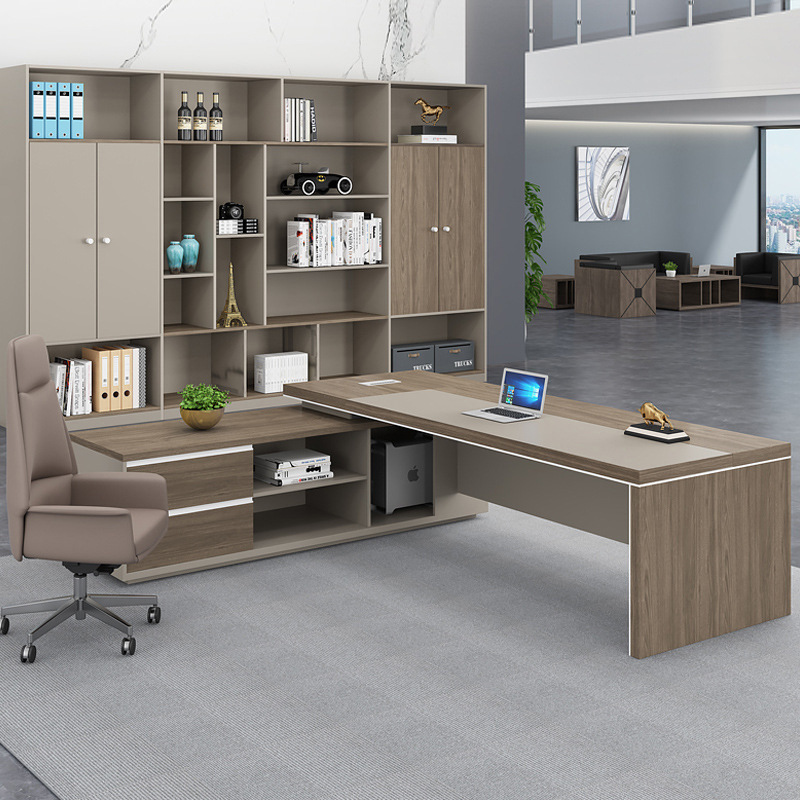 Office Desk Boss Desk Office Desk for Boss Simple Modern Boss Office Table and Chair Combination Single Executive Desk Office Furniture